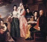 George Romney The Leigh Famil painting